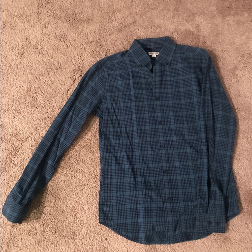 Men’s button lightweight flannel long sleeve shirt